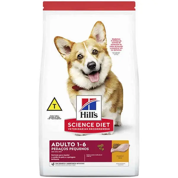 Ração Seca Hill's Science Diet Pedaços Pequenos para Cães Adultos - 12Kg - promoções.pet
